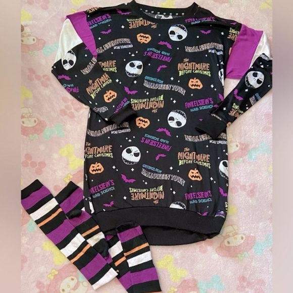 Nightmare Before Christmas Dress and knee high set (New) - Picture 1 of 4